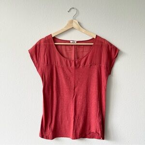 Fossil Knit Cotton Top